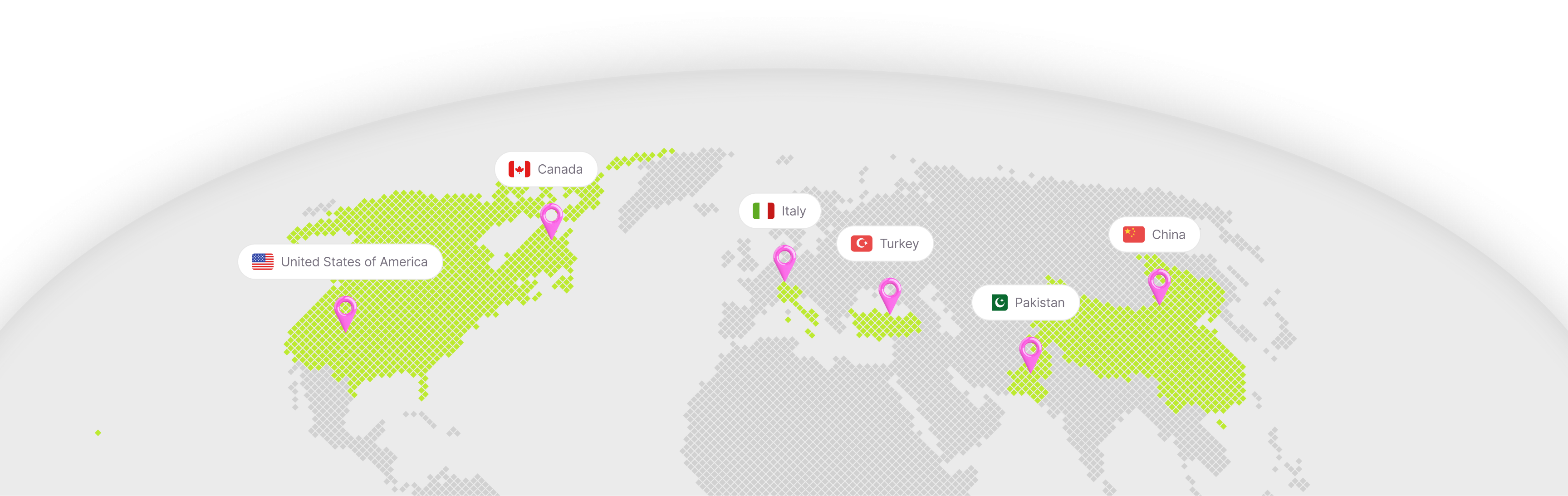 JAK shipping locations around the world